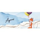 Kérd a Neveddel - Cuki Róka és kisegér mintás egyedi bögre