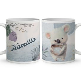 Kérd a Neveddel - Kakaós Koala mintás bögre