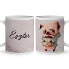 Kérd a Neveddel - Én és a kutyám mintás egyedi bögre