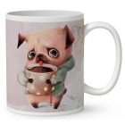 Kérd a Neveddel - Én és a kutyám mintás egyedi bögre