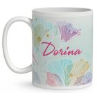 Kérd a neveddel - Cuki virágos tengerimalac mintás egyedi bögre