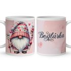 Kérd a neveddel - Glemie Gnome mintás bögre