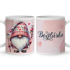 Kérd a neveddel - Glemie Gnome mintás bögre