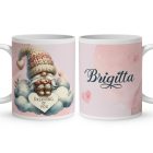 Kérd a neveddel - Glemie Gnome mintás egyedi bögre