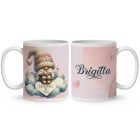 Kérd a neveddel - Glemie Gnome mintás egyedi bögre