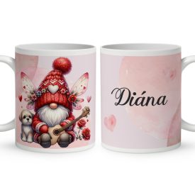 Kérd a neveddel - Pillangós Manó mintás bögre