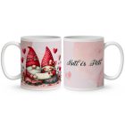 Kérd a neveddel - Páros manók és a szerelmes levél mintás bögre