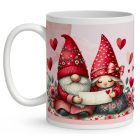 Kérd a neveddel - Páros manók és a szerelmes levél mintás bögre