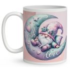 Kérd a neveddel -  Szeretettel Hold manó mintás bögre