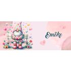 Kérd a neveddel -  Szeretettel Hold manó mintás egyedi bögre