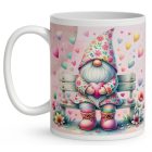 Kérd a neveddel -  Szeretettel Hold manó mintás egyedi bögre