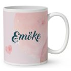 Kérd a neveddel -  Szeretettel Hold manó mintás egyedi bögre