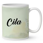 Névvel kérhető - Amerikai bobtail macska portré mintás bögre