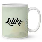 Névvel kérhető - Karthauzi macska portré mintás bögre