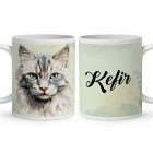 Névvel kérhető - Neva Masquerade macska portré mintás bögre