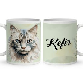   Névvel kérhető - Neva Masquerade macska portré mintás bögre