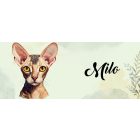 Névvel kérhető - Keleti rövidszőrű macska portré mintás bögre