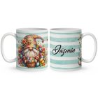 Névvel kérhető - Húsvéti tojások és cuki manó mintás bögre