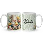 Névvel kérhető - Húsvéti manó és a kis csibe mintás bögre