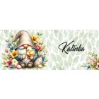 Névvel kérhető - Húsvéti manó és a kis csibe mintás bögre