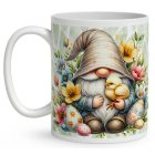 Névvel kérhető - Húsvéti manó és a kis csibe mintás bögre