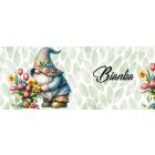 Névvel kérhető - Cuki manó és a tavaszi virágok mintás bögre