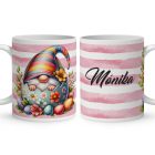 Névvel kérhető - Húsvéti tojásban cuki manó mintás bögre