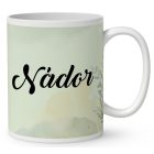 Névvel kérhető - Kuvasz portré mintás bögre