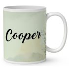 Névvel kérhető - Border Collie portré mintás bögre