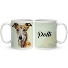 Névvel kérhető - Magyar agár portré mintás bögre