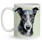 Névvel kérhető - Olasz agár portré mintás bögre