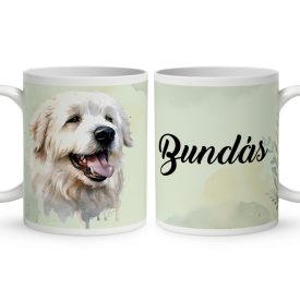   Névvel kérhető - Tátrai juhászkutya portré mintás bögre