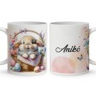 Névvel kérhető - A legcukibb húsvéti nyuszi mintás bögre