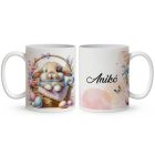 Névvel kérhető - A legcukibb húsvéti nyuszi mintás bögre