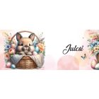 Névvel kérhető - Kis cuki húsvéti nyuszi mintás bögre