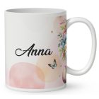 Névvel kérhető - Vidám kis húsvéti nyuszi mintás bögre