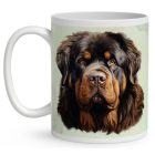 Névvel kérhető - Tibeti masztiff portré mintás bögre