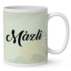 Névvel kérhető - Törpe schnauzer portré mintás bögre