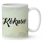 Névvel kérhető - Westie portré mintás bögre