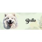 Névvel kérhető - Samoyed portré mintás bögre