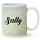 Névvel kérhető - Fehér óriás uszkár portré mintás bögre