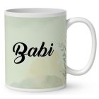 Névvel kérhető - Drótszőrű tacskó portré mintás bögre