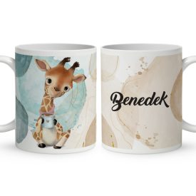 Kérd a neveddel - A legédesebb sünike mintás egyedi bögre