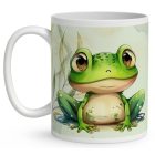 Kérd a neveddel - Cuki virágos tengerimalac mintás egyedi bögre