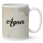 Névvel kérhető - Kávés manó cuki lajhárral mintás bögre