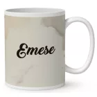 Névvel kérhető - Cappucino kávés manó mintás bögre