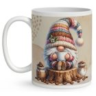 Névvel kérhető - Kávés manó csüccs mintás bögre