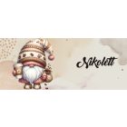 Névvel kérhető - Kávés manó cókmókos mintás bögre