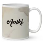 Névvel kérhető - Tündéri kávés manó lány mintás bögre