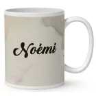 Névvel kérhető kávés manó lány - Imádom a kávét mintás bögre